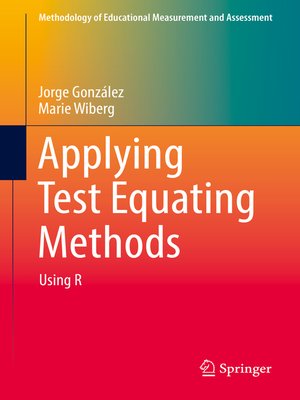 cover image of Applying Test Equating Methods